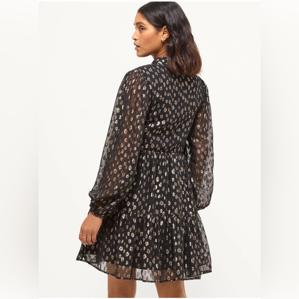 A Loves A Metallic Dress